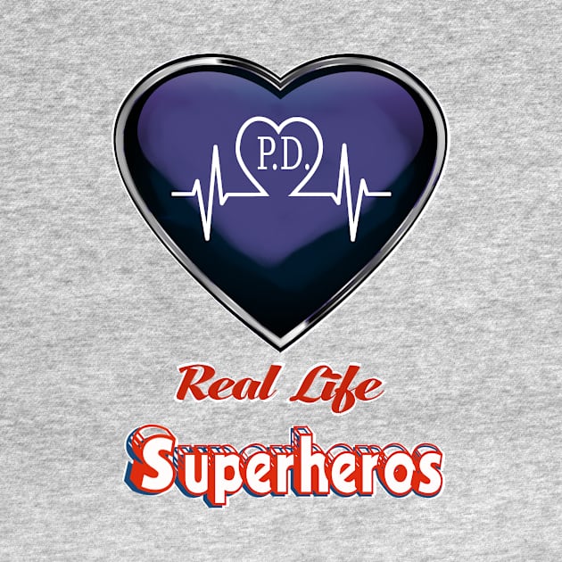 Police Officer Superhero Real P.D. by Lorri's Custom Art